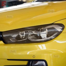 For Volkswagen Scirocco MK3 TDI R Line 2008-2017 Car Headlight Protective Film Front Light Transparent Smoked Black TPU Sticker