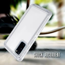 3 IN 1 For Samsung Galaxy S21 S20 S22 S23 S24 S25 S26 Ultra S10 Note 20 10 Heavy Duty Clear Shockproof Hybrid Bumper Case Cover