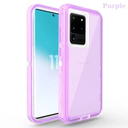 3 IN 1 For Samsung Galaxy S21 S20 S22 S23 S24 S25 S26 Ultra S10 Note 20 10 Heavy Duty Clear Shockproof Hybrid Bumper Case Cover