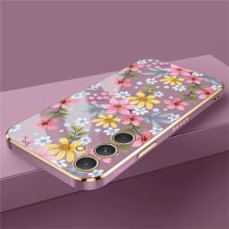 Phone Case For Samsung Galaxy A55 A54 A35 A25 A24 A53 A52 A34 A33 A32 A73 A72 Silicone Soft Flower Shockproof Back Cover Coque
