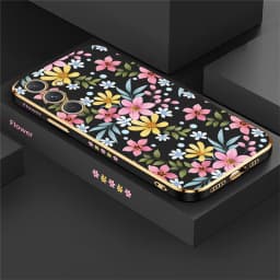 Phone Case For Samsung Galaxy A55 A54 A35 A25 A24 A53 A52 A34 A33 A32 A73 A72 Silicone Soft Flower Shockproof Back Cover Coque