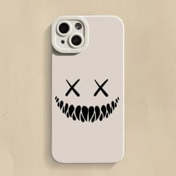 Cute Cartoon Smile Face Phone Case For Samsung Galaxy S26 S25 S24 S23 S22 Ultra Plus S21 FE A16 A33 A53 A34 A54 5G A35 A55 Cover