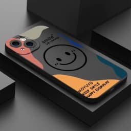 Cute Cartoon Smile Face Phone Case For Samsung Galaxy S26 S25 S24 S23 S22 Ultra Plus S21 FE A16 A33 A53 A34 A54 5G A35 A55 Cover