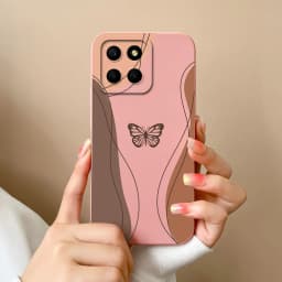 For Huawei Honor X6 X6S X6A Plus Phone Case Butterfly Heart Liquid Silicone Camera Protection Back Cover For Honor X 6 Funda