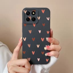 For Huawei Honor X6 X6S X6A Plus Phone Case Butterfly Heart Liquid Silicone Camera Protection Back Cover For Honor X 6 Funda