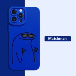 Cute Cartoon Matchman Silicone Phone Case For IPhone 16 15 14 13 Pro Max 12 Mini 11 pro XS XR X 7 8 Plus SE 2020 Case