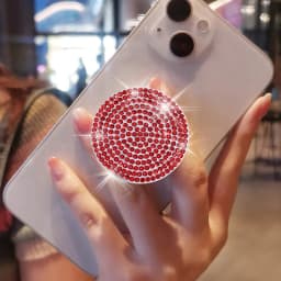 Flash Diamond Phone Push Pull Stand, Creative Colorful Phone, Integrated Folding Stand, Lazy Phone Back Adhesive Stand