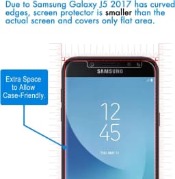 2/4Pcs HD Screen Protector For Samsung Galaxy J5 2015/2016/2017 9H Tempered Glass Film