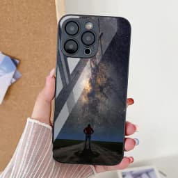 Tempered Glass Star Space Case For iPhone 11 16 15 Pro Max 13 14 12 XS X XR 7 8 Plus SE 2020 16promax Shockproof Funda Covers