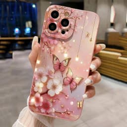Butterfly Floral Design Phone Case for Samsung Galaxy A56 A16 A15 A35 A55 A34 A54 A33 A53 S26 S25 S23 Ultra S22 Plus S24FE Cover