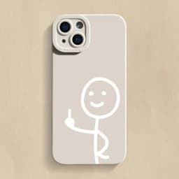 Finger People Pro Camera Phone Case For iPhone 18 17 16 15 14 Pro Max Plus 11 12 13 17E Air 16E Matte Soft Silicone Bumper Cover