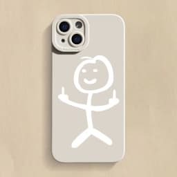 Finger People Pro Camera Phone Case For iPhone 18 17 16 15 14 Pro Max Plus 11 12 13 17E Air 16E Matte Soft Silicone Bumper Cover
