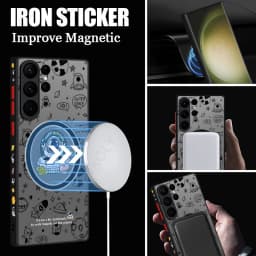 Magnetic Space Astronaut Case For Samsung Galaxy S26 S23 S22 S24 Ultra S21 FE S25 Plus Back Cover For Magsafe Wireless Charge