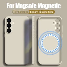Magnetic Phone Case For Samsung Galaxy S26 S25 S24 S23 S22 Ultra S23 Plus S25 S24 S21 FE For Magsafe Wireless Charge Soft Cover