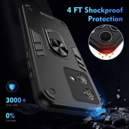 Magnetic Phone Holder Case for MOTOROLA Moto Edge 40 30 Pro Neo Fusion Cases Luxury Protect Bumper Back Cover