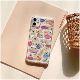 ClmjCutelittleJapanesesealPhoneCaseForSamsungS25S24S23S22S21S20Note20Note10PlusUltraLite5GClearSoftCover