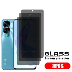4Pcs For Honor 90 Lite Glass Huawei Honor 90 Lite Tempered Glass 9H Anti-Spy Cover Glue Privacy Screen Protector Honor 90 Lite