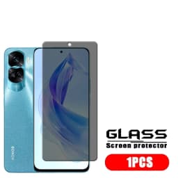 4Pcs For Honor 90 Lite Glass Huawei Honor 90 Lite Tempered Glass 9H Anti-Spy Cover Glue Privacy Screen Protector Honor 90 Lite