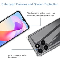 Four-Corners Shockproof TPU Case for Honor X8c X7c X6c X8b X6b X7b 5G X5b Plus X8a X7a X6a Protective Cover Clear Fundas Coque