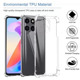 Four-Corners Shockproof TPU Case for Honor X8c X7c X6c X8b X6b X7b 5G X5b Plus X8a X7a X6a Protective Cover Clear Fundas Coque