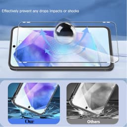 for Samsung A55 A56 S26 Tempered Glass Screen Protector Samsung Galaxy A55 A54 A14 A35 A34 A52 A52S A36 A15 A16 A25 S24 S25 S26