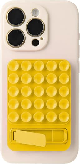 2 in 1 Silicone Suction Strong Adhesive Stand Phone Case for IPhone 15 14 13 12 16 Pro Max Plus Samsung S25 S24 Ultra Back Cover