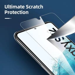 1/4Pcs Tempered Glass For Samsung Galaxy S21 S22 S23 S24 S25 Fingerprint Unlock Screen Protector Glass Film