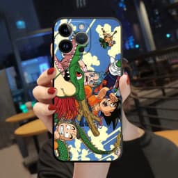 Case For Apple iPhone 13 14 15 11 12 Pro 7 XR X XS Max 8 Plus SE 2022 Phone Cover Shell Dragon Anime