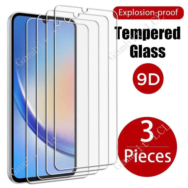 3Pcs Tempered Glass For Samsung Galaxy A04 A04e A04s A30 A24 A32 A34 A54 5G S10E S20 FE S21 S22 S23 Screen Protector Cover Film