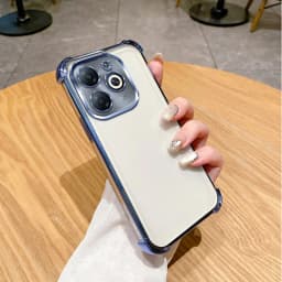 For Infinix Smart 8 Case Infinix Smart 9 Phone Case Smart 7 8 Pro 8 Plus Four Corners Thickening Shookproof Plating back cover