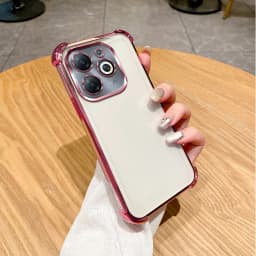For Infinix Smart 8 Case Infinix Smart 9 Phone Case Smart 7 8 Pro 8 Plus Four Corners Thickening Shookproof Plating back cover