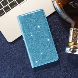 Glitter Wallet Flip Leather Case For Samsung Galaxy S25 Edge S24 FE S23 Plus S22 Ultra A05 A06 A07 A15 A16 A17 A26 A36 A55 A56