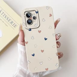 Love Heart Girly Phone Cover For Realme GT2 Pro Case Realme GT Neo2 GT2 GT Neo 3T Funda Soft Matte Silicone Lens Protection Capa