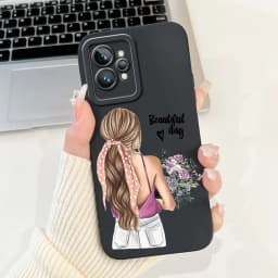 Love Heart Girly Phone Cover For Realme GT2 Pro Case Realme GT Neo2 GT2 GT Neo 3T Funda Soft Matte Silicone Lens Protection Capa