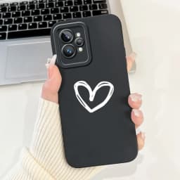 Love Heart Girly Phone Cover For Realme GT2 Pro Case Realme GT Neo2 GT2 GT Neo 3T Funda Soft Matte Silicone Lens Protection Capa