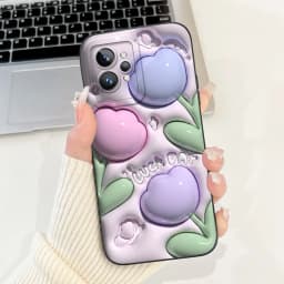 Love Heart Girly Phone Cover For Realme GT2 Pro Case Realme GT Neo2 GT2 GT Neo 3T Funda Soft Matte Silicone Lens Protection Capa