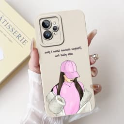 Love Heart Girly Phone Cover For Realme GT2 Pro Case Realme GT Neo2 GT2 GT Neo 3T Funda Soft Matte Silicone Lens Protection Capa