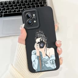 Love Heart Girly Phone Cover For Realme GT2 Pro Case Realme GT Neo2 GT2 GT Neo 3T Funda Soft Matte Silicone Lens Protection Capa