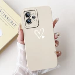Love Heart Girly Phone Cover For Realme GT2 Pro Case Realme GT Neo2 GT2 GT Neo 3T Funda Soft Matte Silicone Lens Protection Capa