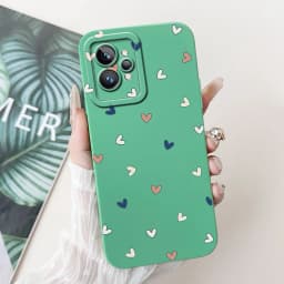 Love Heart Girly Phone Cover For Realme GT2 Pro Case Realme GT Neo2 GT2 GT Neo 3T Funda Soft Matte Silicone Lens Protection Capa