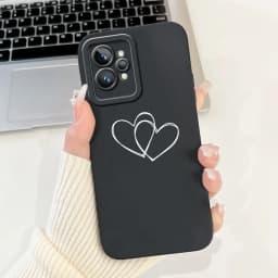 Love Heart Girly Phone Cover For Realme GT2 Pro Case Realme GT Neo2 GT2 GT Neo 3T Funda Soft Matte Silicone Lens Protection Capa