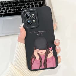 Love Heart Girly Phone Cover For Realme GT2 Pro Case Realme GT Neo2 GT2 GT Neo 3T Funda Soft Matte Silicone Lens Protection Capa