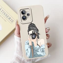 Love Heart Girly Phone Cover For Realme GT2 Pro Case Realme GT Neo2 GT2 GT Neo 3T Funda Soft Matte Silicone Lens Protection Capa