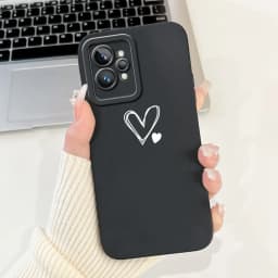 Love Heart Girly Phone Cover For Realme GT2 Pro Case Realme GT Neo2 GT2 GT Neo 3T Funda Soft Matte Silicone Lens Protection Capa
