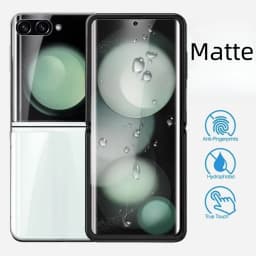 3 in 1 Front Back Matte Frosted Soft Hydrogel Film For Samsung Galaxy Z Flip 3 4 5 6 W23 W24 W25 Flip 5G Clear Screen Protector