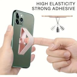 Finger Grip Mobile Phone Stand for IPhone Universal Wrist Band Phone Holder for Samsung Xiaomi Push Back Sticked Socket Bracket
