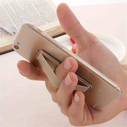 Finger Grip Mobile Phone Stand for IPhone Universal Wrist Band Phone Holder for Samsung Xiaomi Push Back Sticked Socket Bracket