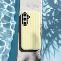 Butter Yellow Striped Phone Case Coquette Girly Summer IPhone 17 16 15 14 13 12 11 Pro Max Plus Mobile Phones Iphone 17 Cover