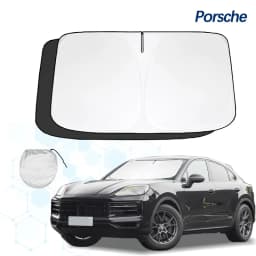 Windshield Sun Shade For Porsche Cayenne Coupe 955 958 957 Sunshade Sun Visor Protector Foldable Blocks UV Rays Keep Car Cooler