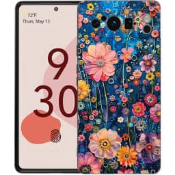 Phone Case Cover for Google Pixel/9/8/7/6/7A/6A/Pro Shockproof Soft TPU 9/Pro/XL Shell Capas Fundas Abstract Flower Market Coque